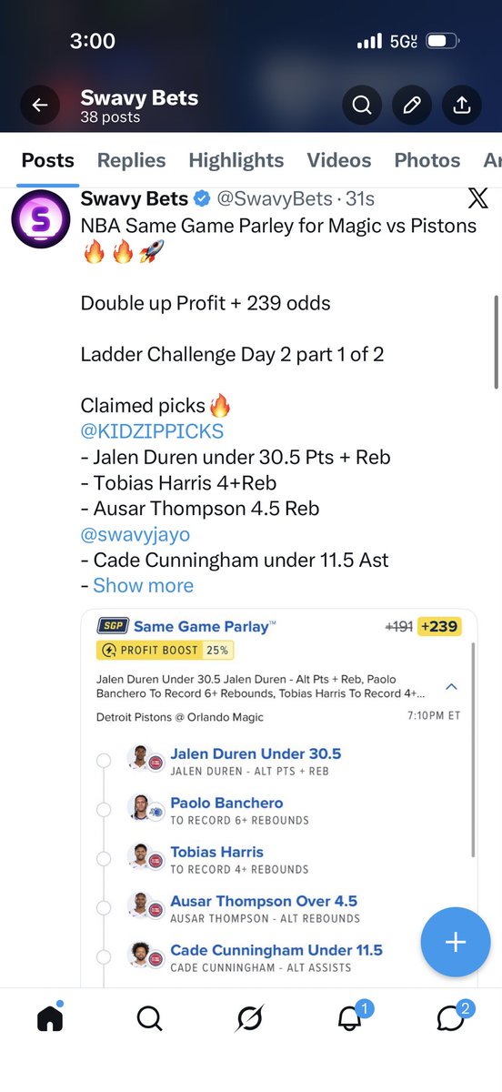 Swavy Bets tweet media