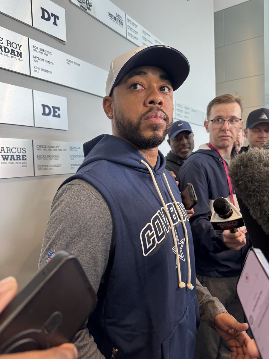 JoeJHoyt's tweet photo. We talked with new Cowboys DC Christian Parker today. Some thoughts on new DB Caleb Downs.

“Just premium instincts. You can tell the way he directs traffic out there, the way he reads and reacts, the way his brain is connected to his feet.” https://t.co/nz6LyjPL8E