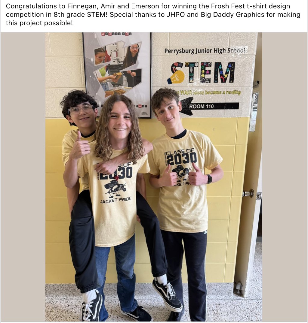 Perrysburg Junior High School tweet media