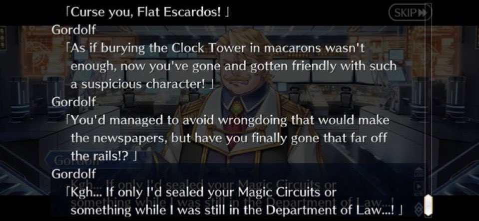 valor_phoenix's tweet image. LOL FLAT AND GOREDOLF KNOW EACH OTHER 🤣🤣🤣, apparently Flat was such a nightmare Gordy thought about sealing him, easy to forget Gordy was the chubby kid in case files and apocrypha #Fate #FateSeries #FateStrange #FateStrangeFake #Fsf #FateGrandOrder #FateGo #FGOファンアー