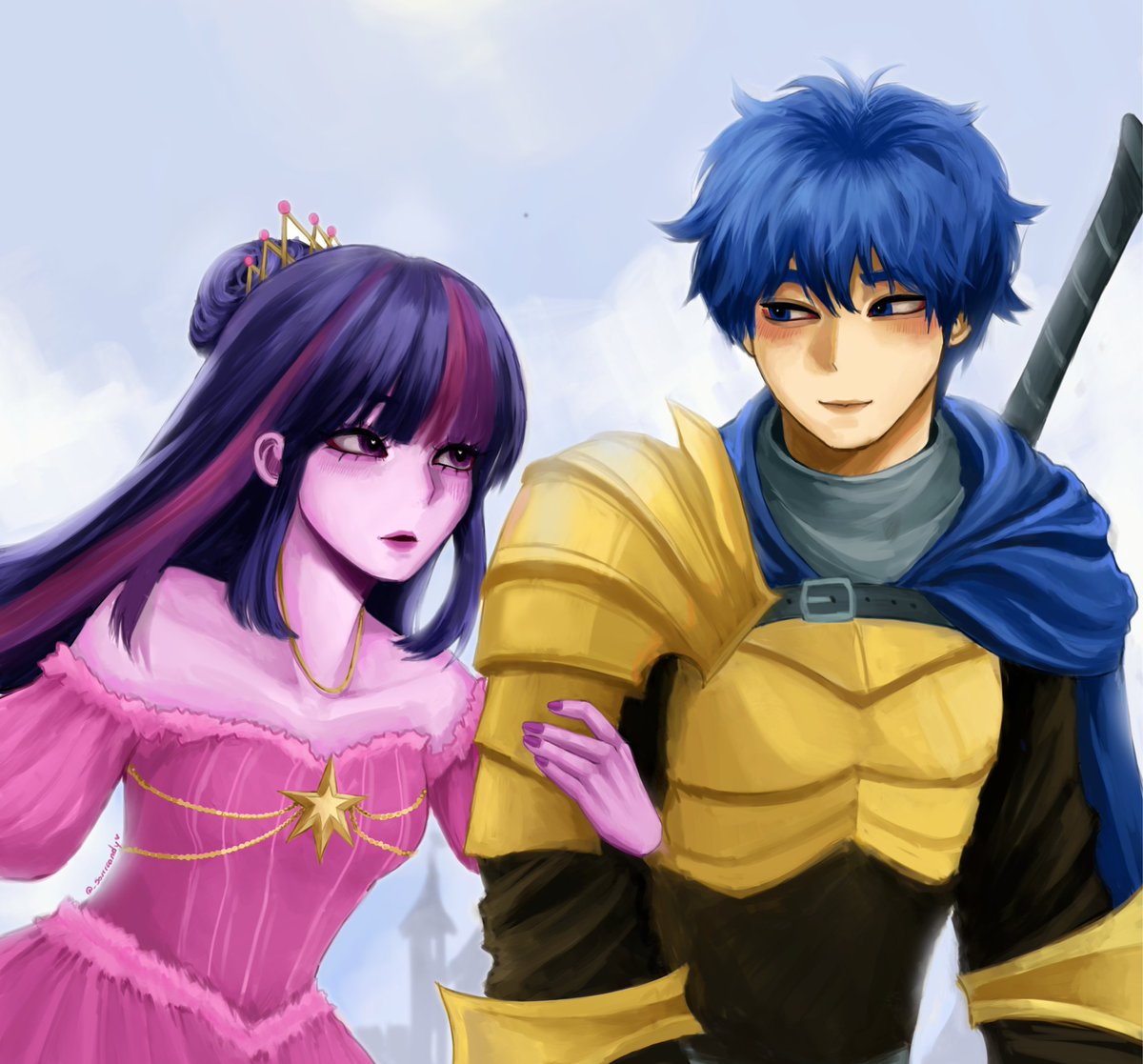 ___sourrcandy's tweet image. A princess and her knight 💫
#flashlight #twilightsparkle #flashsentry #mlp #mlpart #mlpfanart