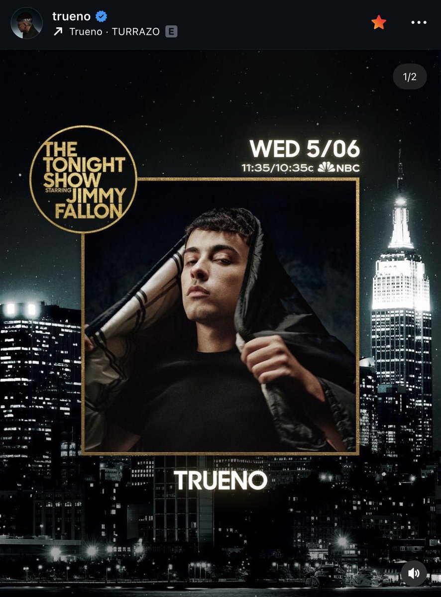 TRUENO EN JIMMY FALLON QUE CARAJOS