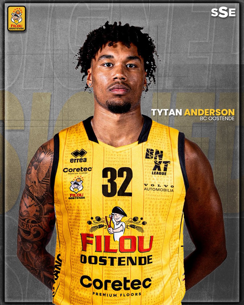 SSEAgency's tweet photo. After a strong regular season with Leuven averaging 15.3 PPG and leading the BNXT League with 8.7 RPG, Tytan Anderson has signed with Oostende for the BNXT Playoffs. He has earned 5 BNXT Team of the Week honors and 2 BNXT Team of the Month honors this season. https://t.co/TTft9LS9ZR