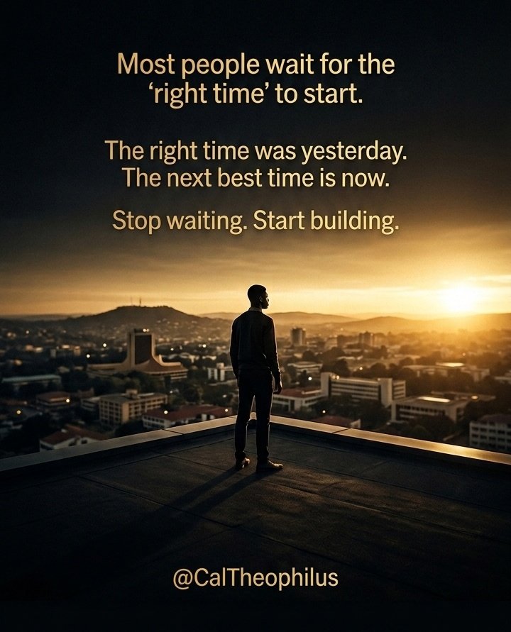 CalTheophilus's tweet image. Most people wait for the 'right time' to start.
The right time was yesterday.
The next best time is now.
Stop waiting. Start building.
#BuildInPublic #Mindset #GrowthMindset #Nigeria #Trading