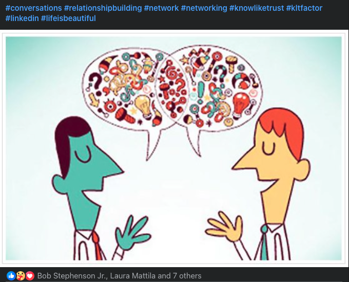kevinknebl's tweet image. ツ #conversations #relationshipbuilding #network #networking #knowliketrust #kltfactor #linkedin #lifeisbeautiful