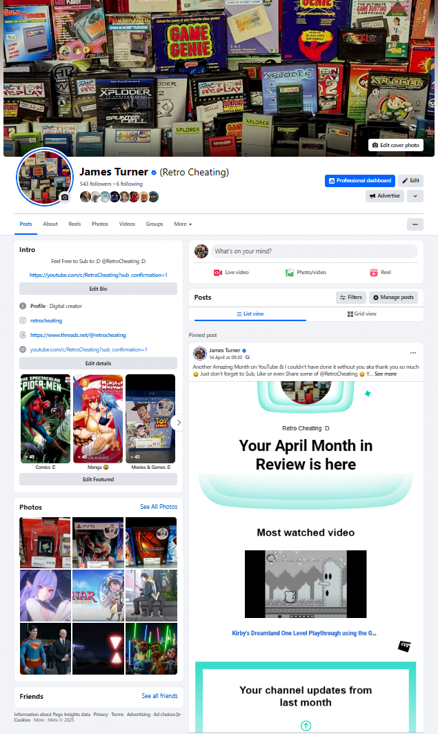 RetroCheating's tweet image. Don't forget to Follow/Join Retro Cheating on Facebook :D By using the Link below :D #Facebook #SocialMedia #Networking #Gaming #VideoGames #Retro #Gamer

Feel Free to Join/Follow Retro Cheating on Facebook :D

facebook.com/profile.php?id…