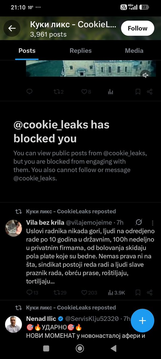 A što si me blokirao, slinavko, budi malo muško, pokušaj bre!!!