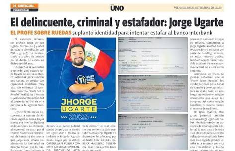 PorEstosNo2026's tweet photo. Al Procurador del @JNE_Peru: 

El  señor Jorge Ugarte, ya tiene antecedentes delictivos, que lo detiene para interponer una denuncia por sedición? Esto es muy grave RT https://t.co/4pCkY9ljUX https://t.co/QssYfuH8Y4