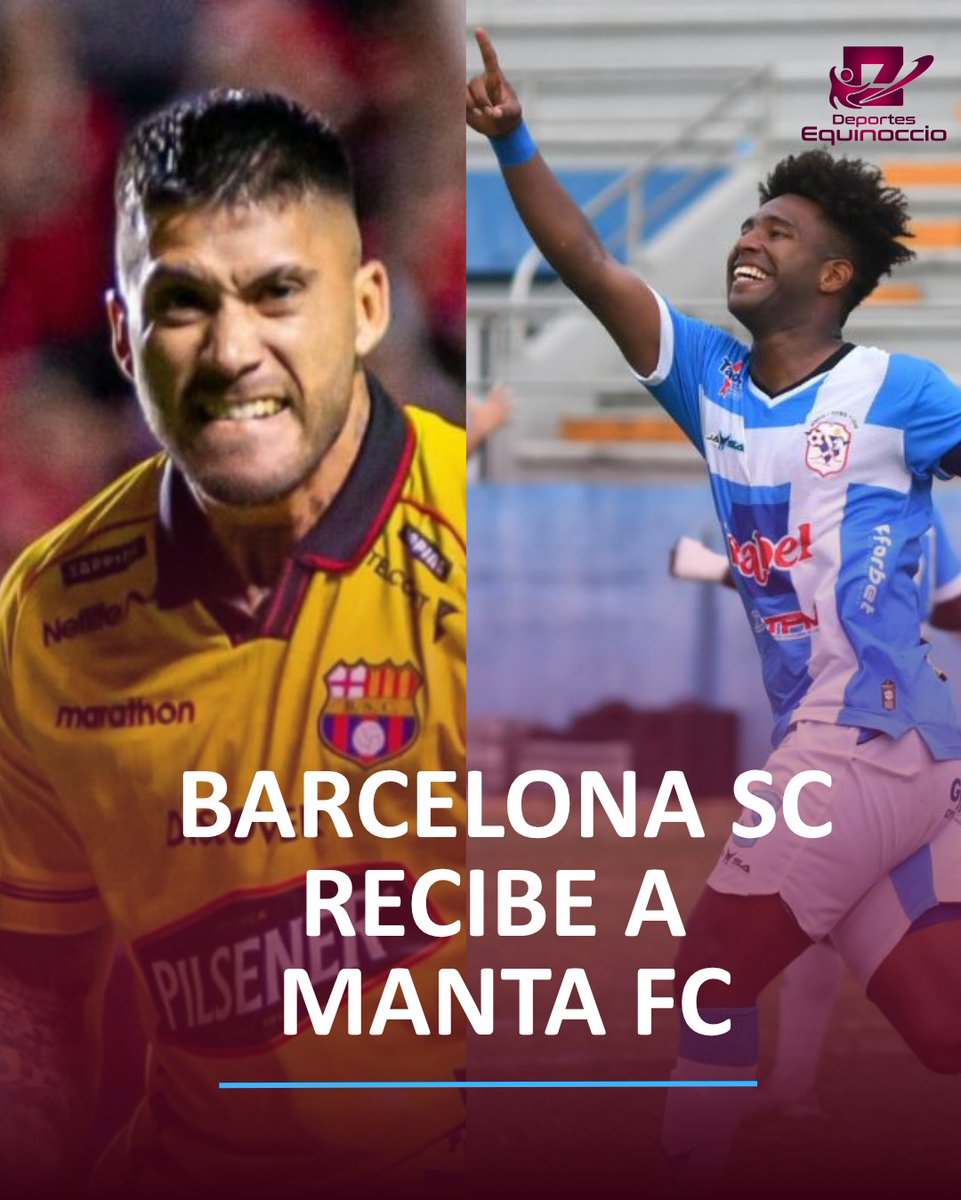 ⚽🔥 Barcelona SC recibe a Manta FC por la fecha 12 de la LigaPro 2026 🇪🇨🏆
Este sábado 2 de mayo de 2026, Barcelona Sporting Club vuelve al estadio Banco Pichincha para enfrentar a Manta FC en un duelo clave del campeonato ecuatoriano. El Ídolo buscará sumar tres puntos en casa