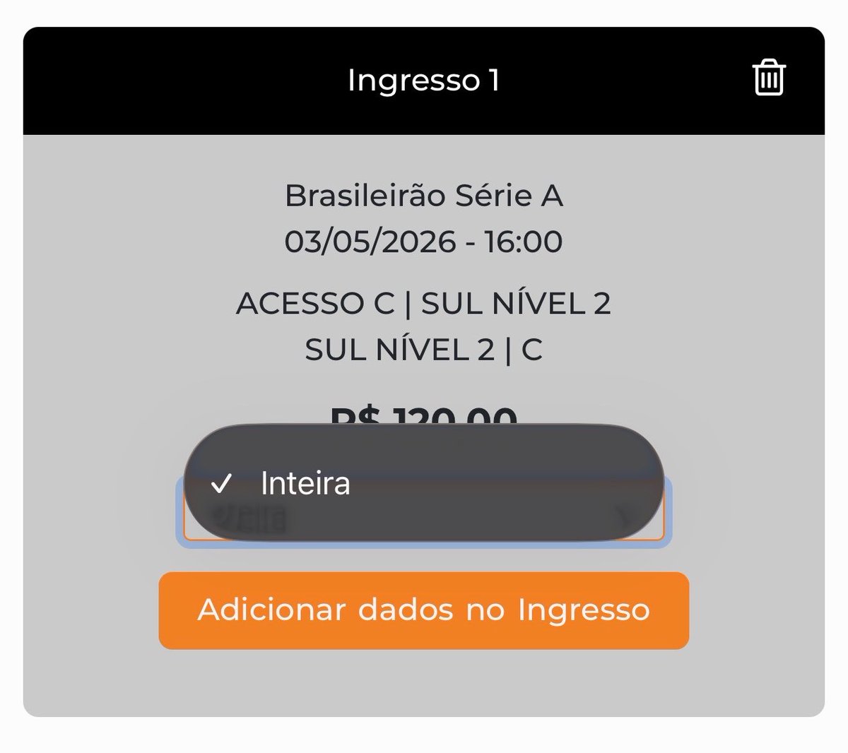 <a href="/venecasagrande/">Venê Casagrande</a> Fala pra rapaziada responsável liberar o site, Venê. Estamos tentando aqui desde cedo e nada de conseguir acessar a compra… 

Além disso, apesar da baixa venda até agora, desde cedo também não há MEIA ENTRADA disponível no setor da torcida do Vasco. 🥲