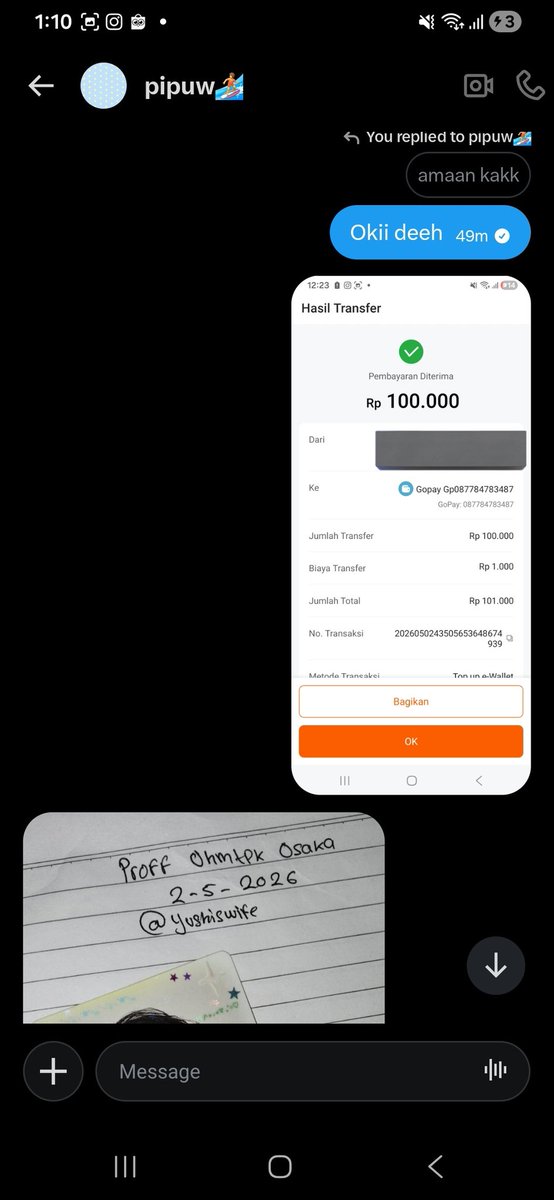 yushiswife's tweet image. GUYS HELP RT SCAMMER ‼️‼️
Dia ngescam ohm tpk sama aku dan kak @cherryypiss pake link co orang. 

SELENGKAPNYA ADA DI THREAD!
Dia pake proof yang meyakinkan banget, pc nya beneran ada di dia.

TOLONG BANTU RT YAA GUYS SEDIH BGT AKU DAN KAK CHERRY GAGAL BAWA PULANG OHM OSAKA