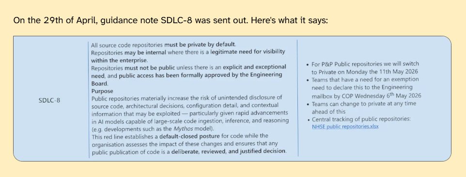 owenboswarva's tweet image. NHS Goes To War Against Open Source shkspr.mobi/blog/2026/05/n… post by Terence Eden

New Scientist coverage newscientist.com/article/252496…

#govtech #opensource #opengov
