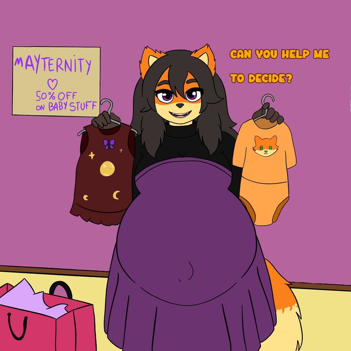 Annie Mayternity day 1
Help her to decide her pup clothes