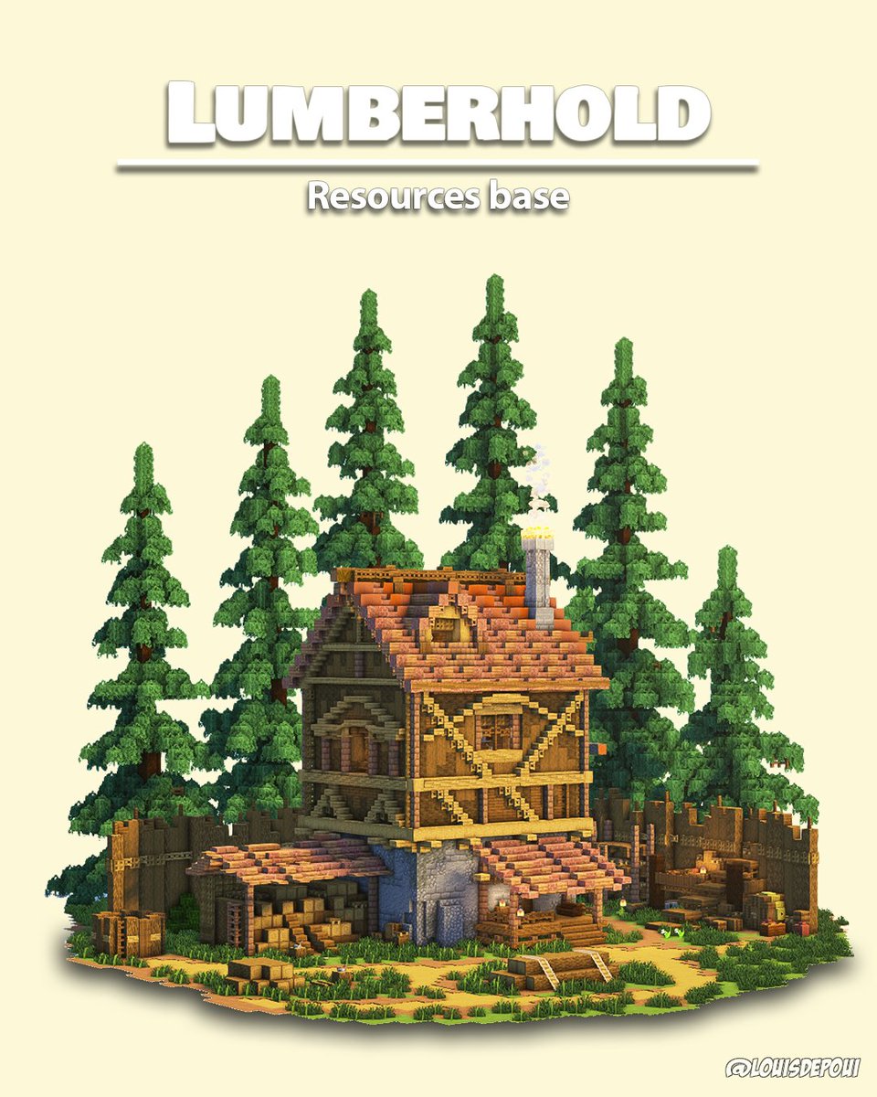 louisdepoui's tweet image. A place to store all your lumber. Do you use specialized storage builds?
#Minecraftbuilds #minecraft建築コミュ #Minecraft #minecraftart