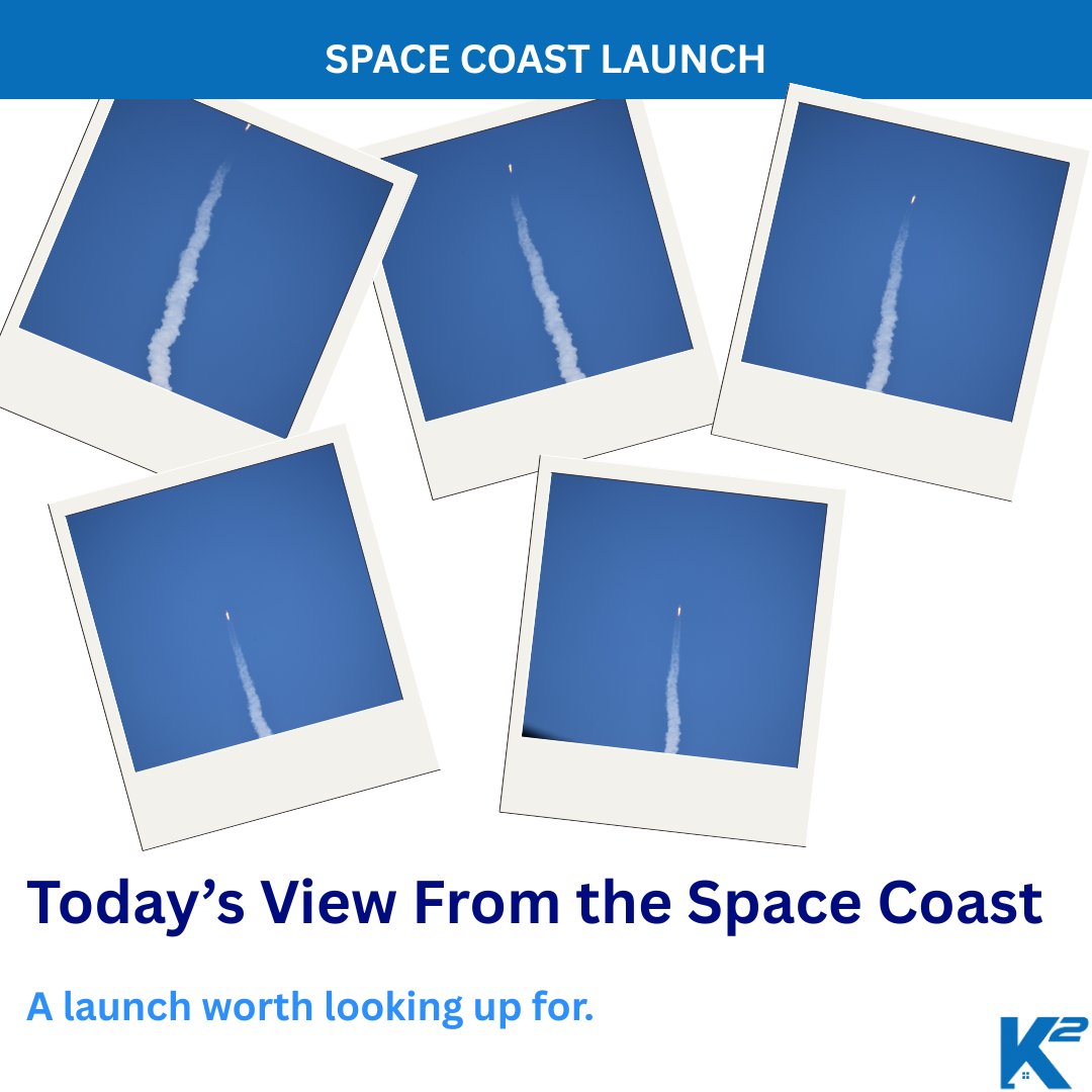 KemperKefauver's tweet image. SpaceX launch today🚀

#SpaceCoast #LoveWhereYouLive #KeysTo321