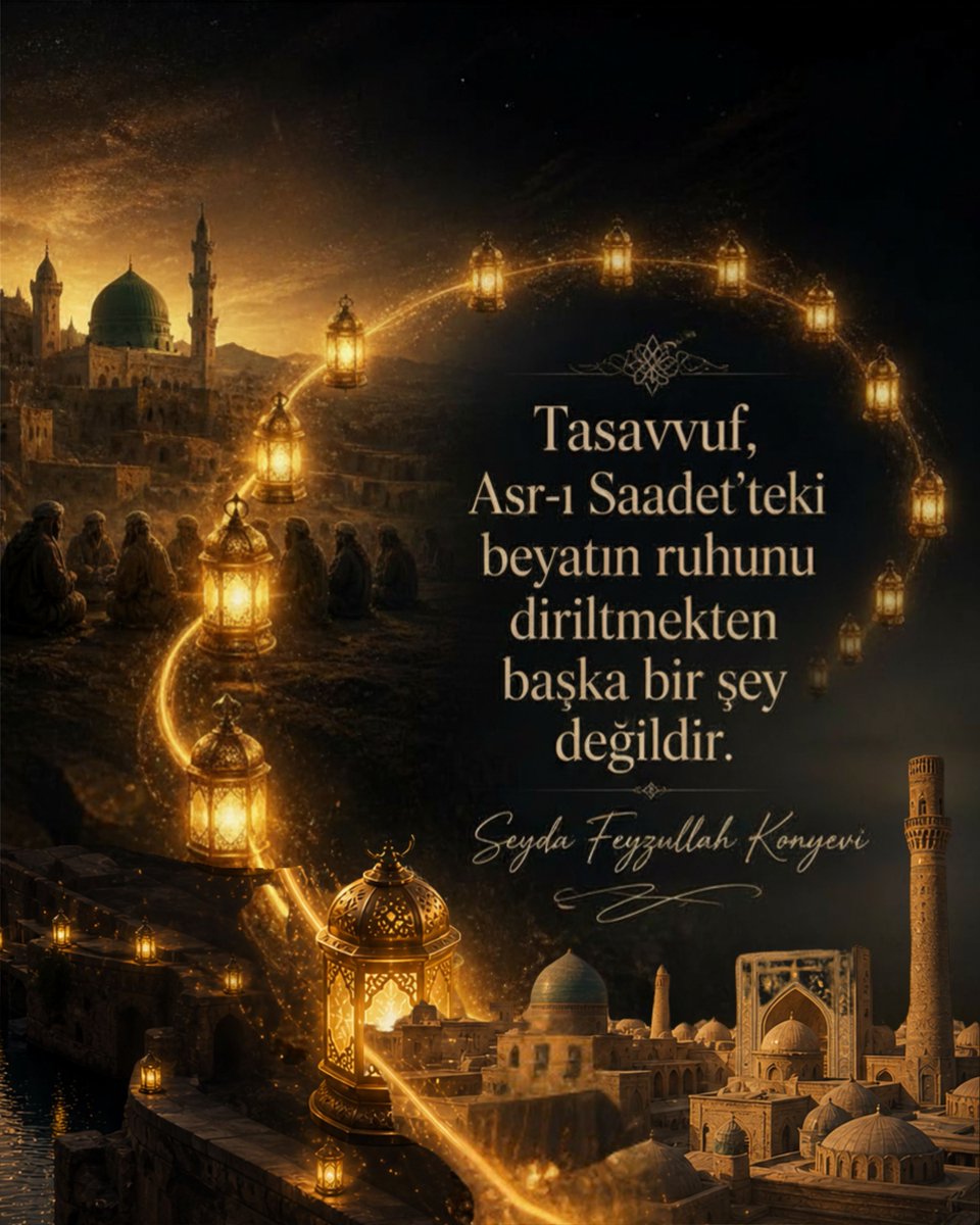 Tasavvuf, Asr-ı Saadet’teki beyatın ruhunu diriltmekten başka bir şey değildir.

Nerede bir mürşid müridine, "Git" dese hemen harekete geçen; "Dur" dese bekleyen; "Sabret" dese dişini sıkan bir kişi görürseniz bilin ki o kişi Sahabe-i Kiram'ın teslimiyet ve muhabbetinden nasibini