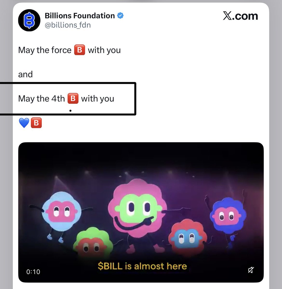 Francis tweet media