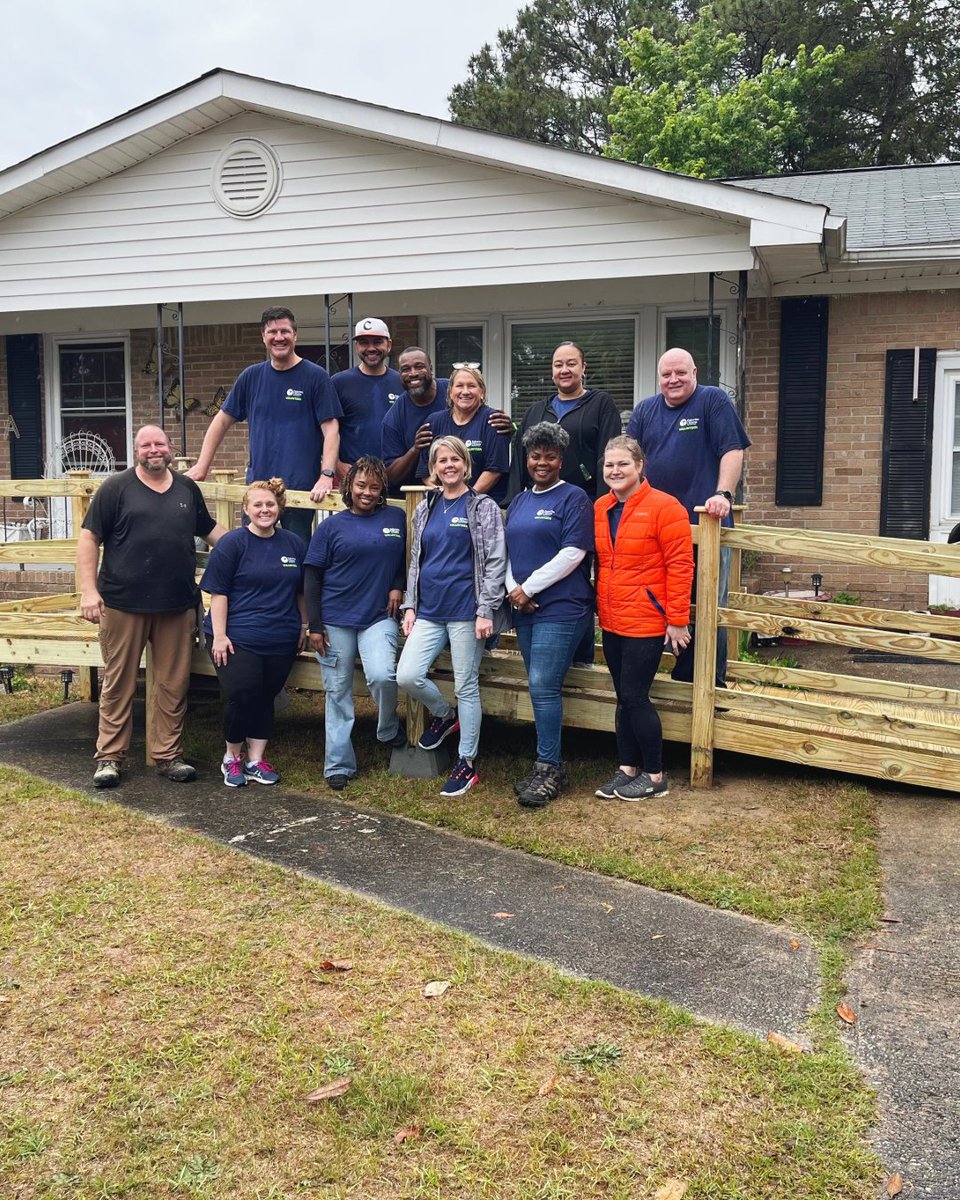 PCFCU's tweet photo. Recently, we lost a beloved coworker and friend. Today, on Cindy’s birthday, we honored her by serving others and building a ramp in Hopkins alongside EmmanuWheel.

A small way to carry forward the spirit she lived every day. 💙 https://t.co/DYqmdZIsCq