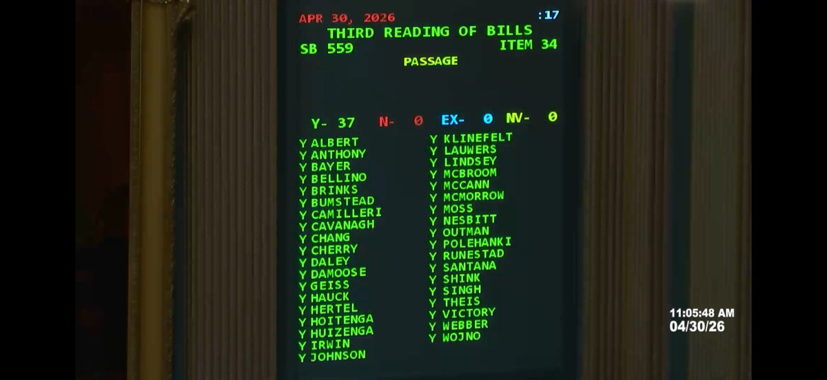 MMLeague's tweet photo. Here's something to celebrate! On Thursday, the Senate voted UNANIMOUSLY to pass the Revenue Sharing Trust Fund. 🎊

Learn more on our Inside 208 blog here:
https://t.co/DXQ5ZaYNFf https://t.co/Jzns3iMsFD