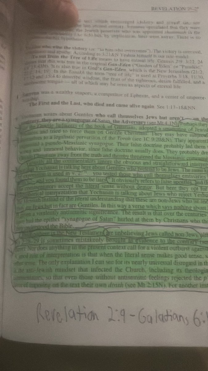 Torahkeeper1012's tweet photo. Revelation 2:9 is about gentiles pretending to be Jews not Jews that reject Yeshua. Compare this to Revelation 2:2 where those who call themselves apostles but are no are obviously false apostles. Why accept the literal in the early verse but not in the other?
#ChristianZionist https://t.co/malEqr84WA