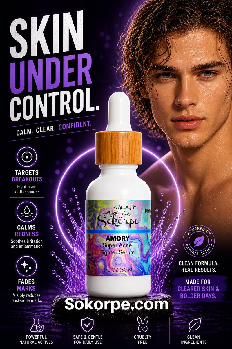TheNinjaGeneral's tweet image. Take control of your skin—and everything that comes with it. AMORY by Sokörpe targets breakouts, calms redness, and brings your confidence back, every single day.

sokorpe.com 

#Acne #AneTreatment #AcneCare #PimpleBuster