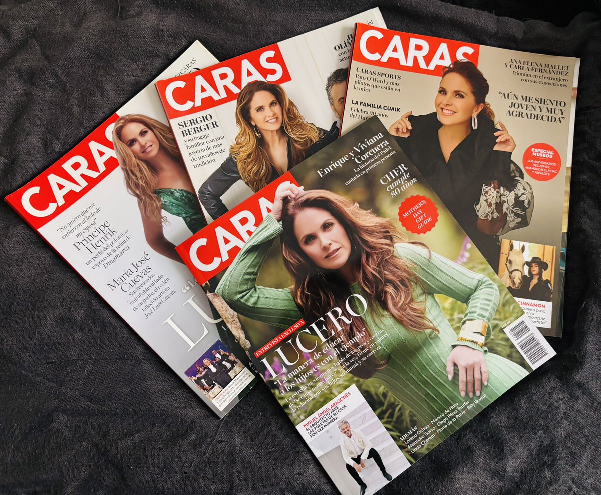 Una más se une a la colección, por más veces con <a href="/LuceroMexico/">Lucero</a> en la portada <a href="/CARASmexico/">CARAS</a> 🫶🏻🫶🏻🫶🏻 que fantástica fotos