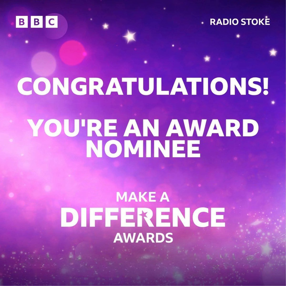 SeniorStaffy's tweet image. We have been nominated for a BBC Radio Stoke Make a Difference award in the Animal Category.  Finalists are being announced in the Summer 🤞#excitingtimes