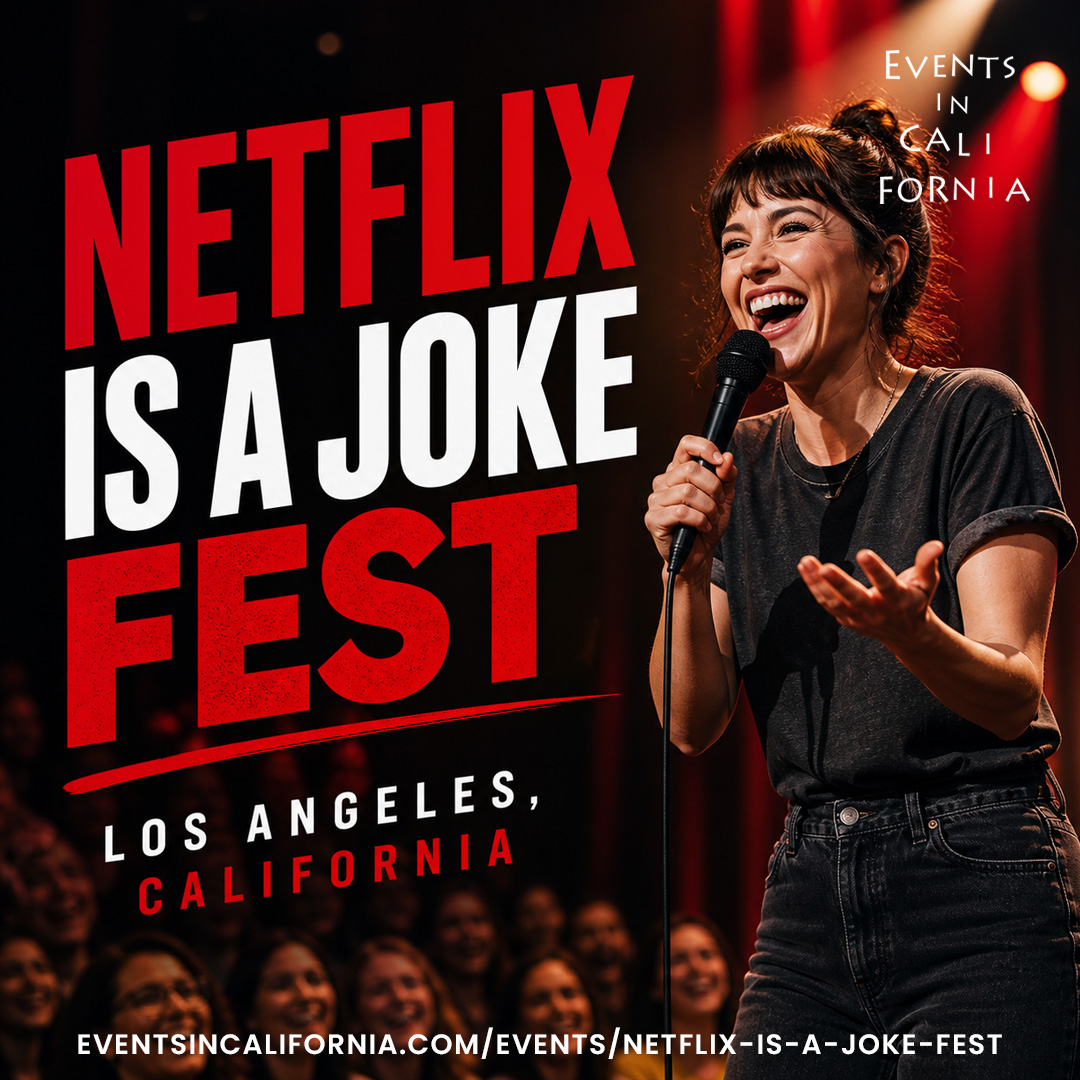 EventsInCali's tweet image. Netflix Is A Joke Fest, Los Angeles, California | The Biggest Comedy Event on Earth

#NetflixIsAJokeFest #comedyfestival #livecomedy
#comedyweek #lacomedy #comedyfest #comedy #HollywoodBowl #losangeles #LAEvents #livenation
#Netflix #standup #comedyshow

eventsincalifornia.com/.../netflix-is…