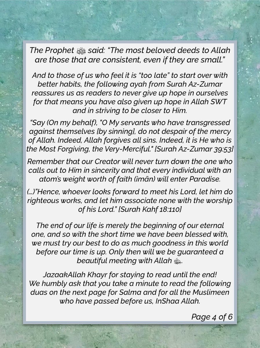 SALMAASHKIRFDN's tweet photo. 3 years since the passing of our precious sister Salma, we thank Allah SWT for allowing Salma’s dream to finally become a reality, May Allah SWT reward every donor and supporter tenfold, Ameen Yaa Rabb! Please write a small dua for Salma and the children in the comments below. https://t.co/vthh17XI5y