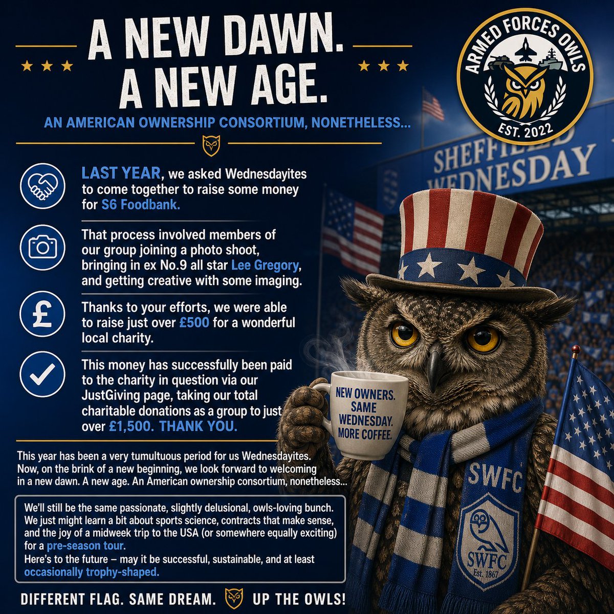 Armed Forces Owls tweet media