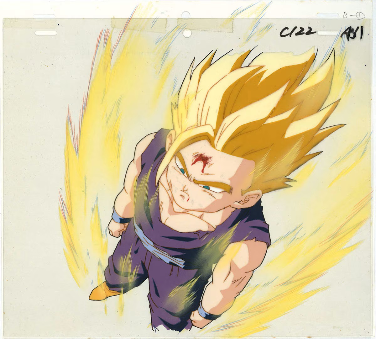 AnimeCartoonCel's tweet photo. Gohan #ProductionCel with #Douga Doga
Sold for $19,105 in May 2026
More #AnimeCel & #Cels / #Cel here: @Mokuji78
Dragon Ball Z #Anime Animation #DragonBallZ DBZ #ドラゴンボール セル画 https://t.co/bkK7M4eXkt