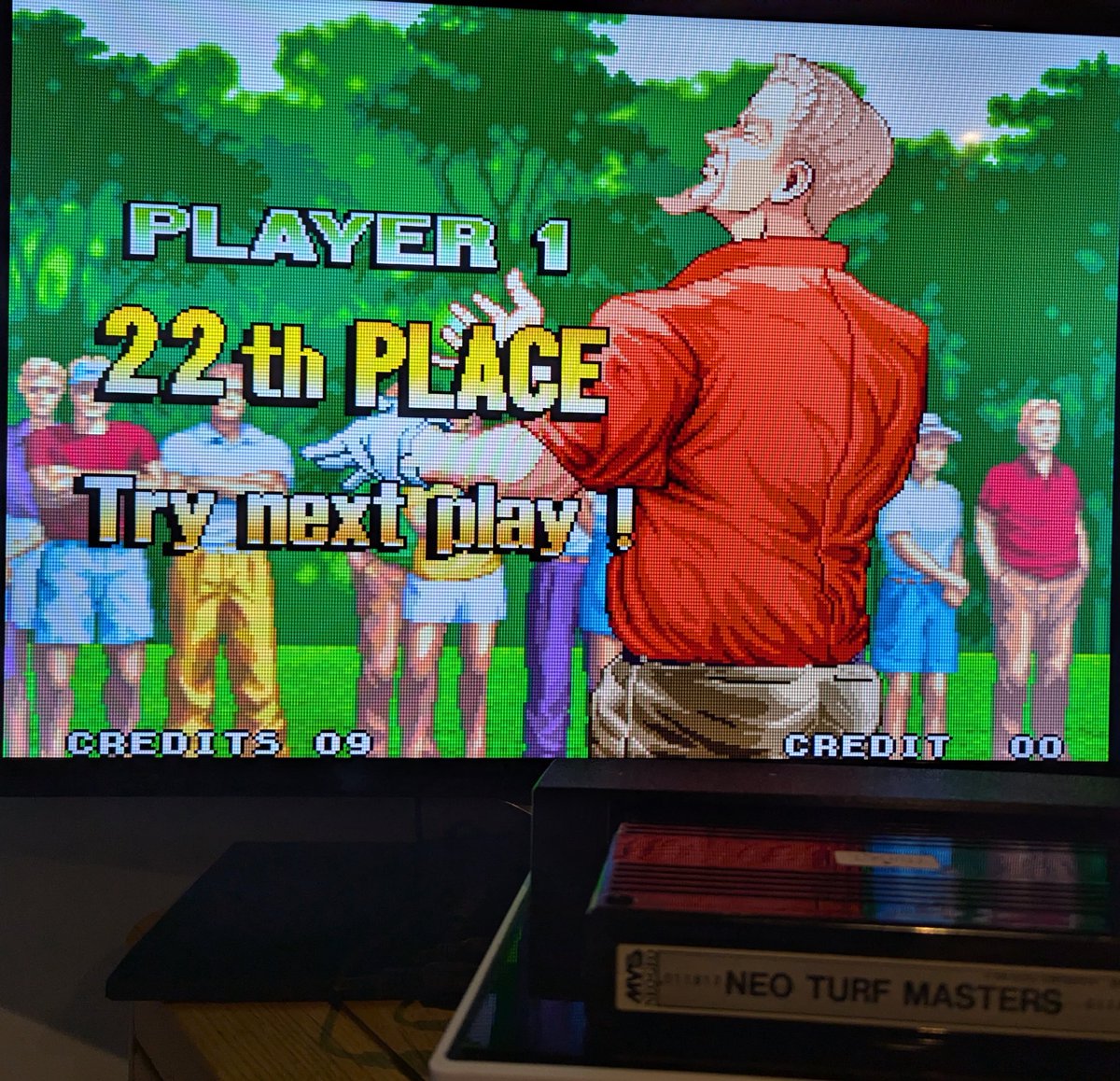 retrogubb's tweet image. I think I might need a bit more practice......🙄
#neogeo #snk #arcade #retrogaming #golf