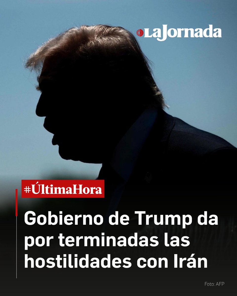 lajornadaonline's tweet image. 🔴 #ÚLTIMAHORA | La Casa Blanca afirmó al Congreso en una carta enviada este viernes que las hostilidades con Irán han "cesado", a pesar de la continua presencia de fuerzas armadas estadunidenses en la región.

La carta pone de manifiesto la audaz, aunque legalmente cuestionable,