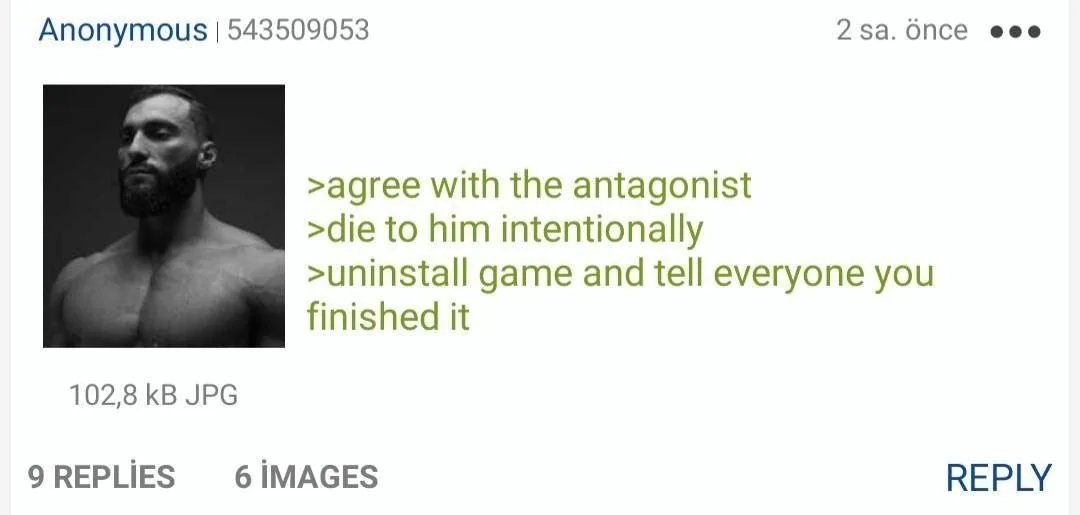 Greentext Poster tweet media
