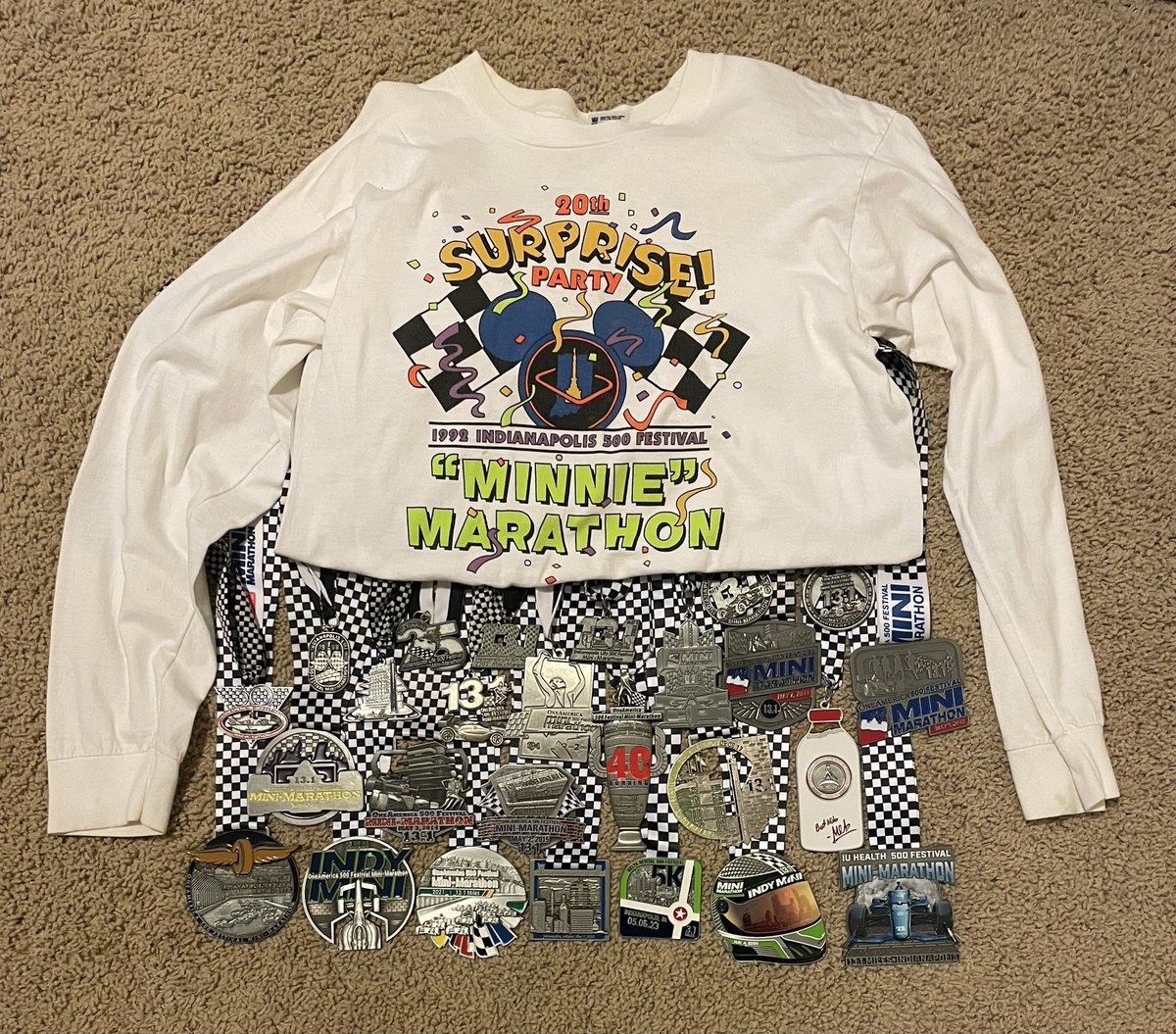 Jeff4Indy's tweet photo. All ready to run in my 30th @500Festival race, only missing a few years since my very first race in 1992! https://t.co/gUsNbQKcqy