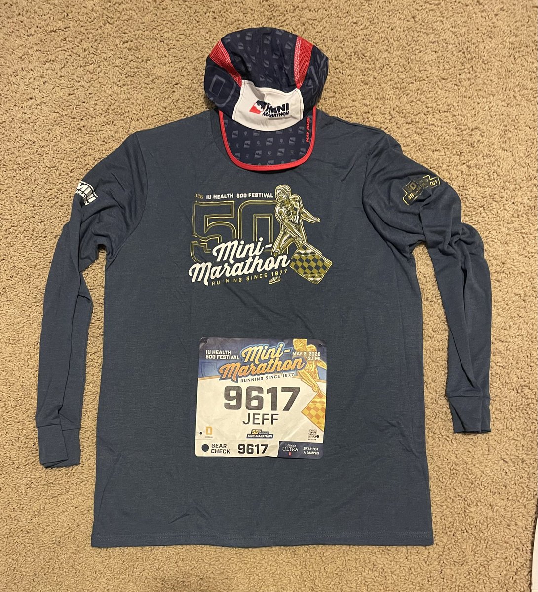 Jeff4Indy's tweet photo. All ready to run in my 30th @500Festival race, only missing a few years since my very first race in 1992! https://t.co/gUsNbQKcqy