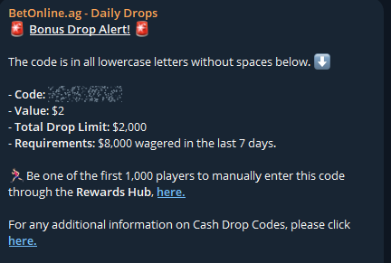 mborg23's tweet photo. @BetOnline_ag Insane is offering someone $2 as a "reward" for betting $8,000 in the last 2 days. This is insulting and not even worth the time it takes to collect it. https://t.co/cVpnkPikp2