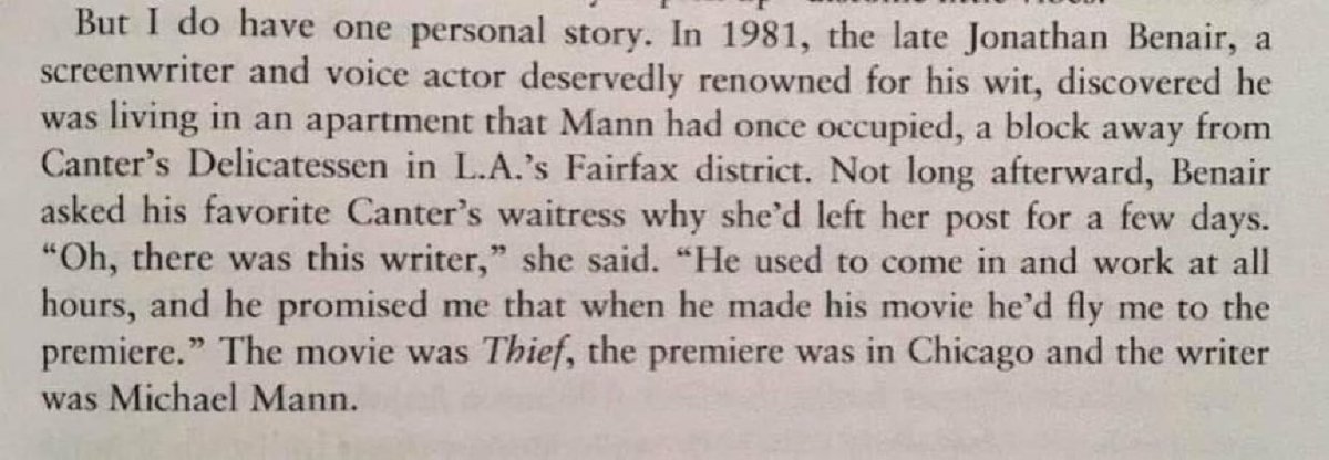 For_Film_Fans's tweet photo. Not everyone in Hollywood is full of shit.

#MichaelMann https://t.co/qLPbUuj0wl