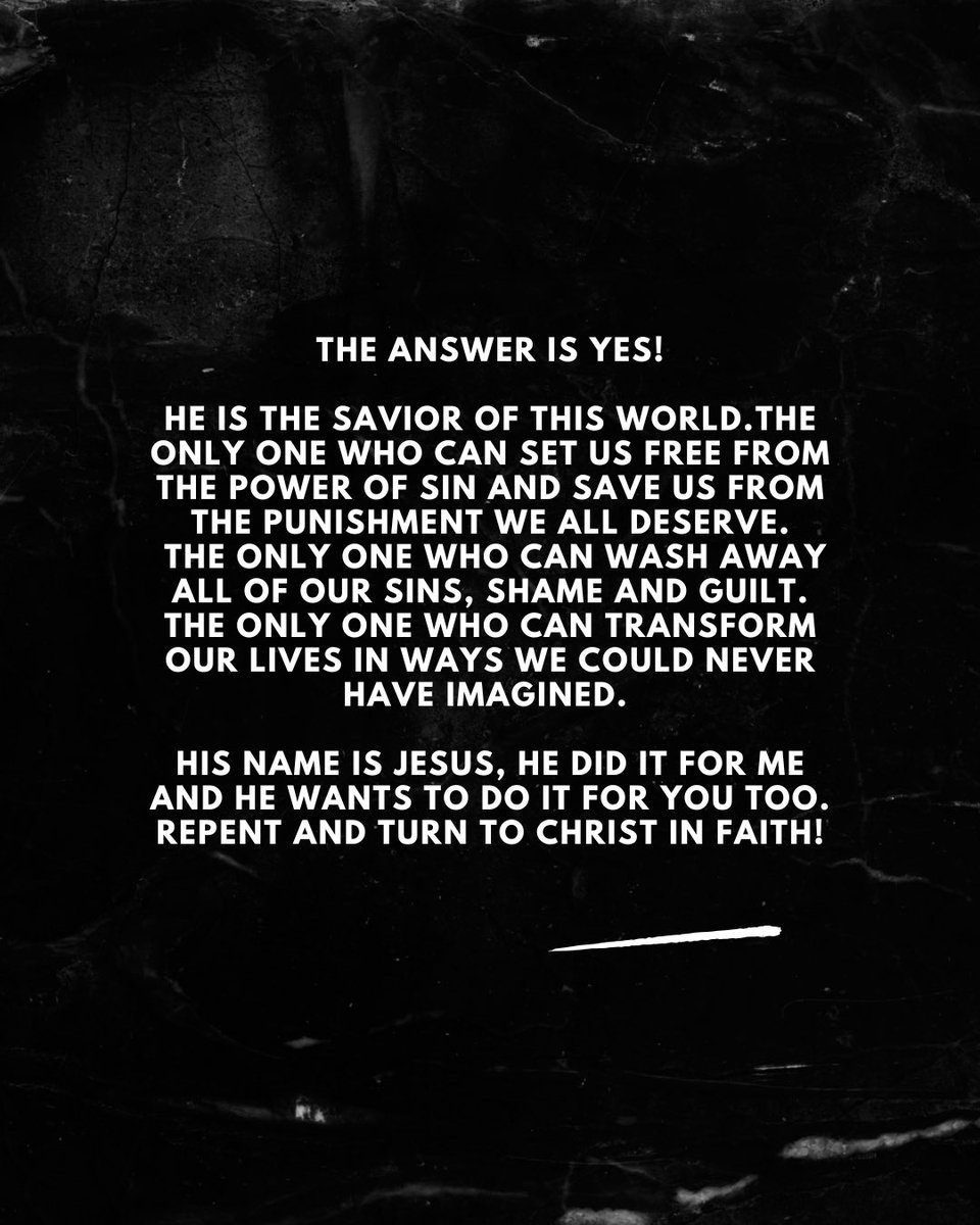 If you read this, I pray that this gives you hope. Your sin may be great, but God’s grace is greater. Turn away from sin and put your trust in Jesus 🙏🏽

“God saved you by his grace when you believed. And you can’t take credit for this; it is a gift from God. Salvation is not a