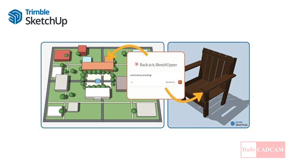 nittinpatil's tweet image. Trimble Brings Conversational AI-powered Capabilities to 3D Modeling with SketchUp-Claude Integration

dailycadcam.com/trimble-brings… via @dailycadcam

@TrimbleCorpNews @SketchUp #AnthropicClaude #AI #3DModeling