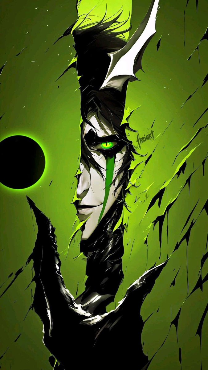 alexisgram2108's tweet image. Void-born demon with a venom smile 🖤☢️ #DarkFantasy #VillainArt #FantasyWallpaper