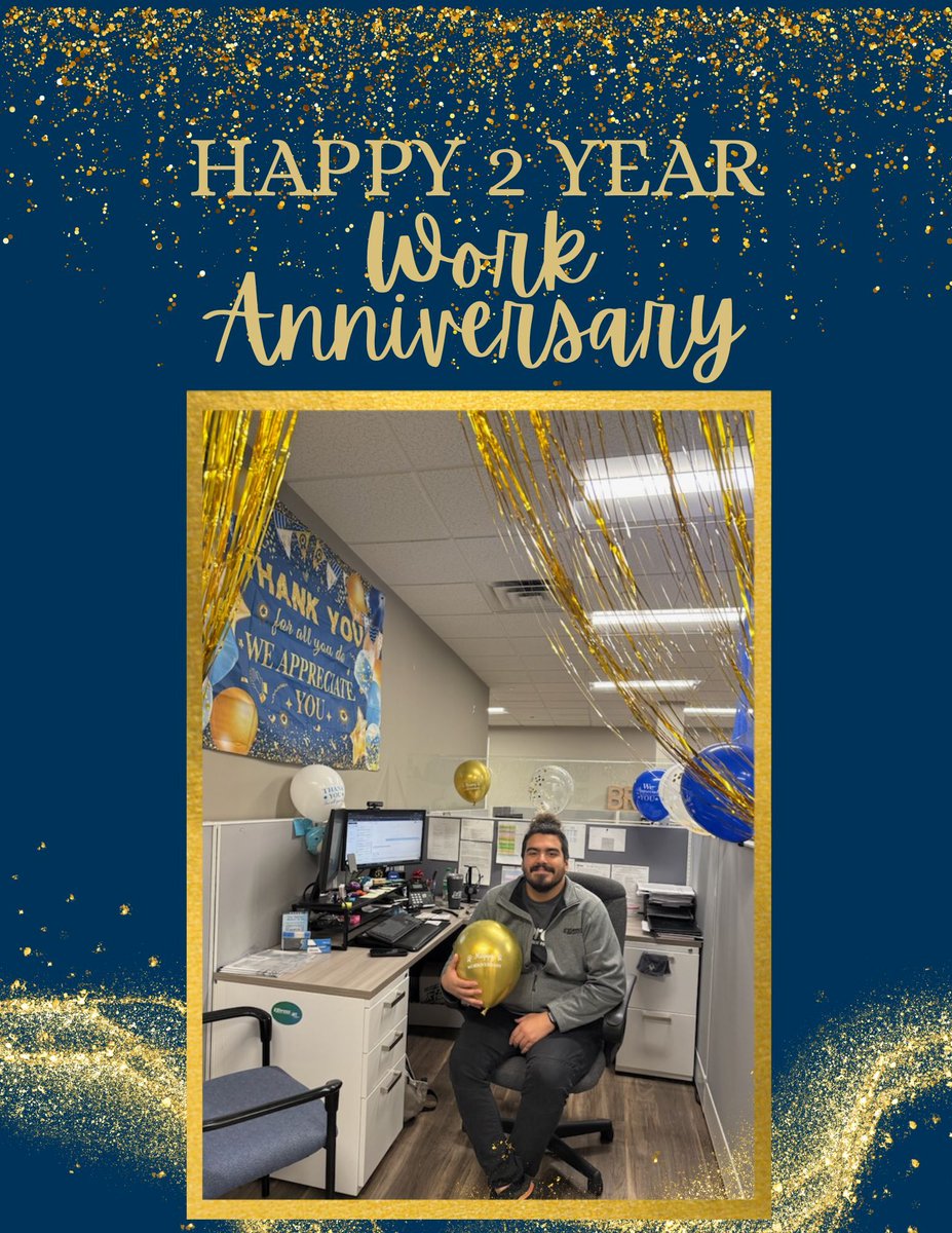 🎉 Congrats, Marco, on 2 years with us! We appreciate your hard work and dedication. Here’s to many more! 💼