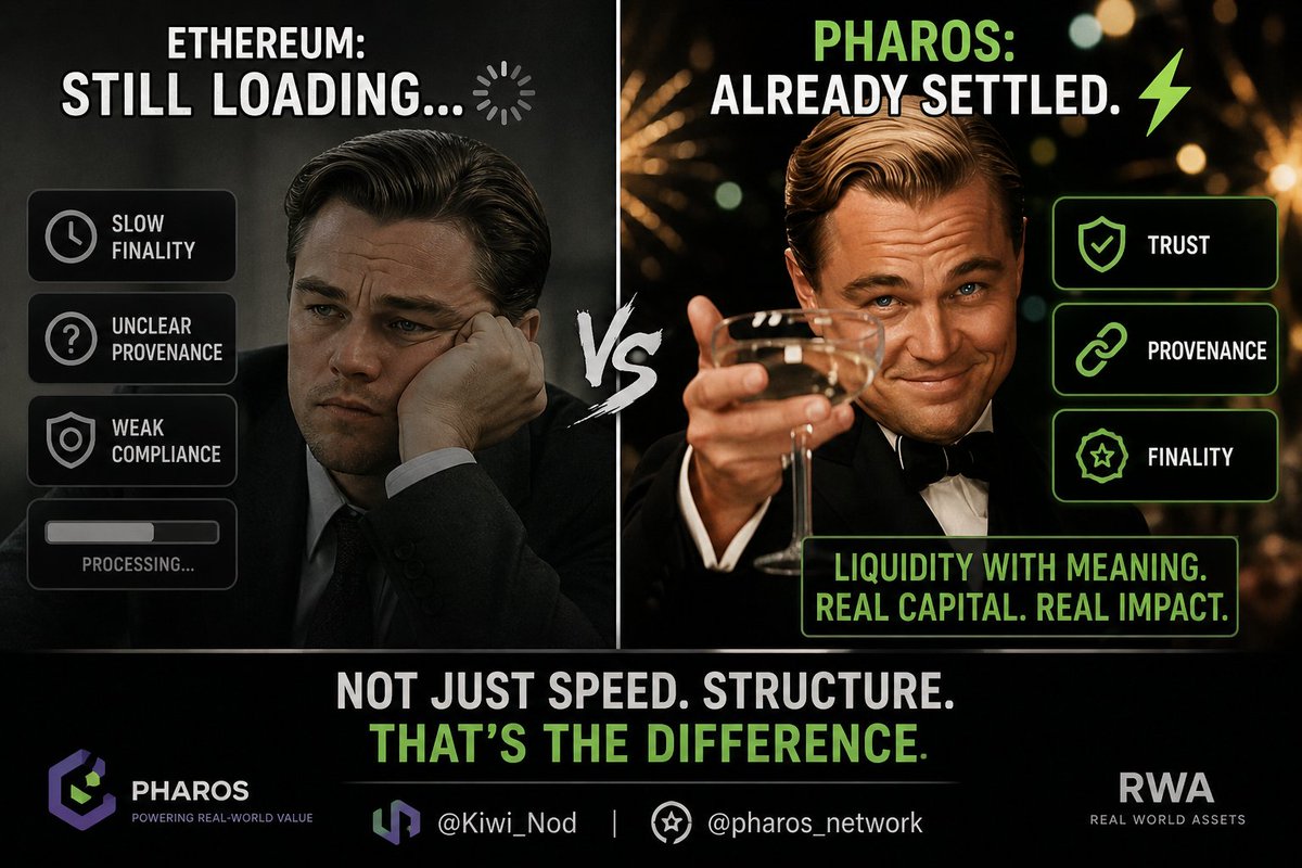 awarnchi's tweet photo. @Kiwi_Nod @NicholasA90953 Liquidity without trust is noise.
Pharos doesn’t just move capital 
it gives it structure, history, and purpose.
RWAs finally feel… real.
Not hype.
Not speed alone.
But alignment.
That’s rare.
@Kiwi_Nod @pharos_network
0xd041fd7f0f260810d59cc1239caea55d6383ad72 https://t.co/1WhgY3iXZb