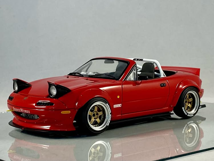 scale_stars's tweet image. Tamiya 1/24 Miata, Rocket Bunny body kit.
Build by @street_scale48 (instagram)
This is truly a magnificent piece of work!
Now you can print this body kit yourself on your 3D printer. You can download here cults3d.com/@Scale-Stars

#124scale #3dprinted #tuned #scalestars