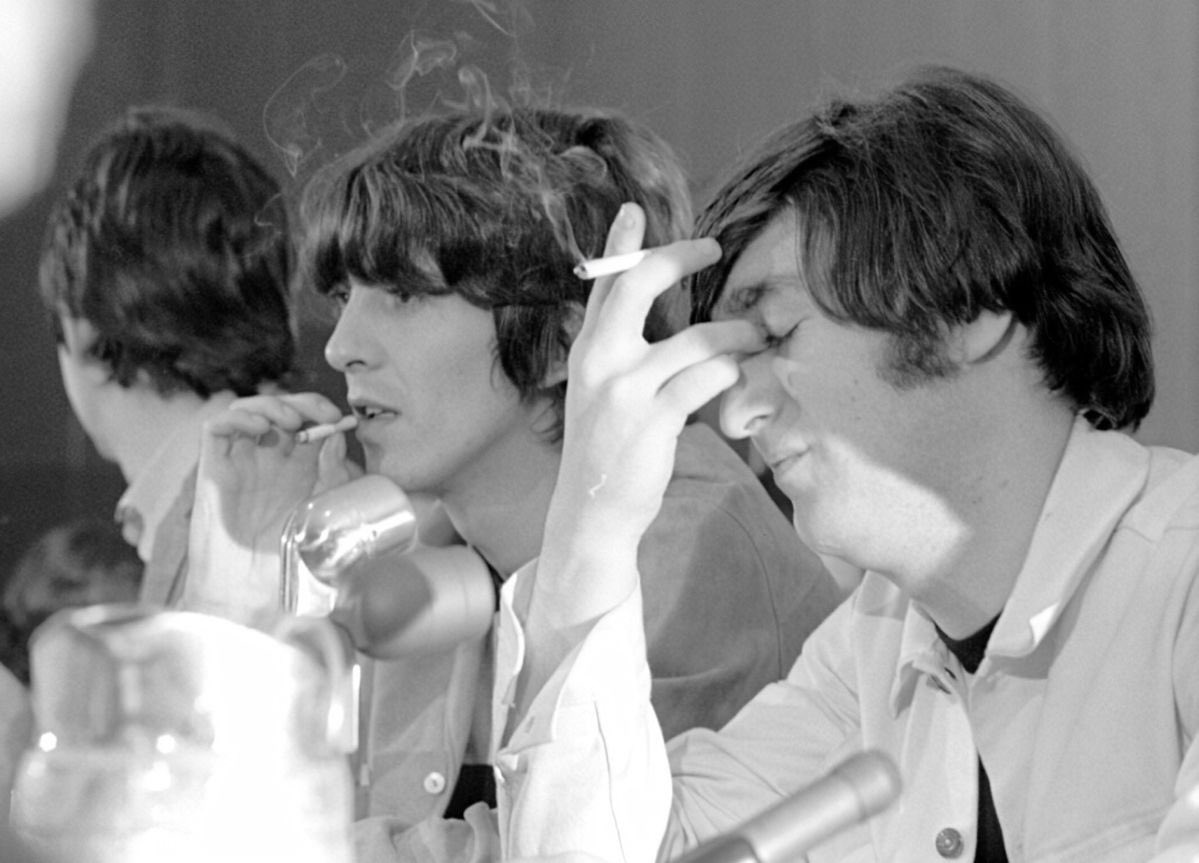 OCJackieG's tweet photo. John is over this press conference 1965 https://t.co/EACTU2pTOb