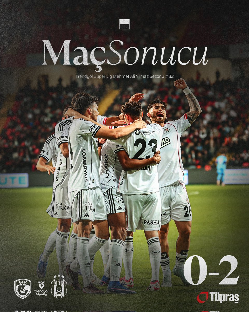 Tebrikler Şampiyon Beşiktaş.