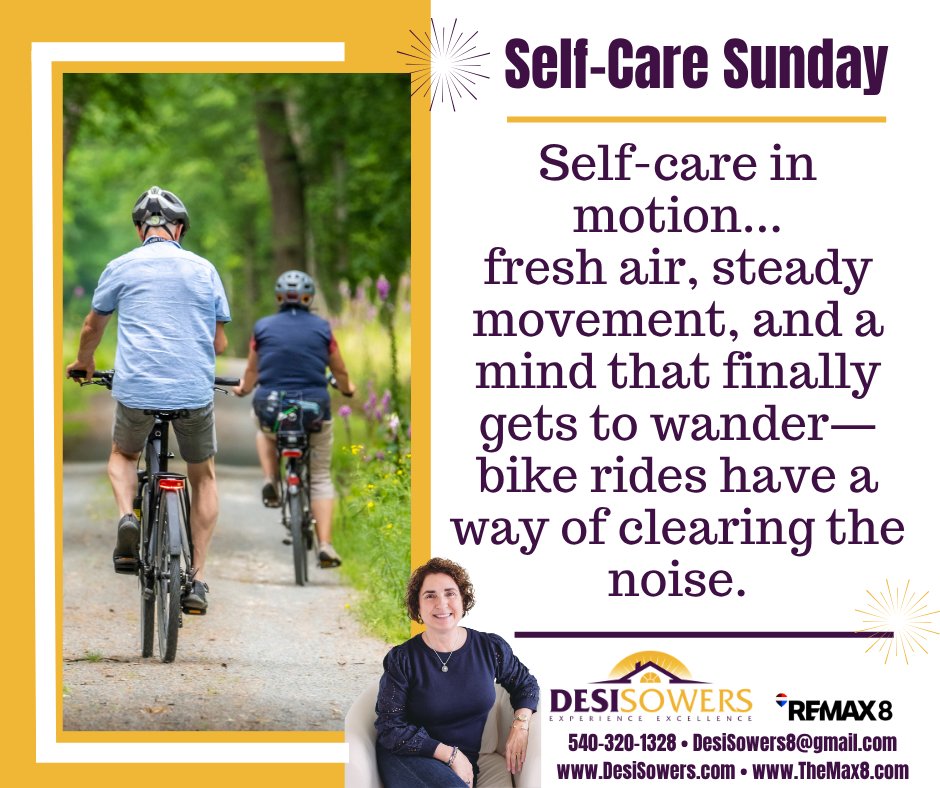 DesiSowers's tweet image. No goals, no pressure, no need to push—just pedaling, breathing, and being present.

Self-care doesn’t have to be complicated. Sometimes it’s this simple.🚲✨
#SelfCare #SelfCareSunday #SlowMoments #MindfulLiving #SimpleJoy #OutdoorLiving #SpringVibes #SummerReady #dreamhomedesi