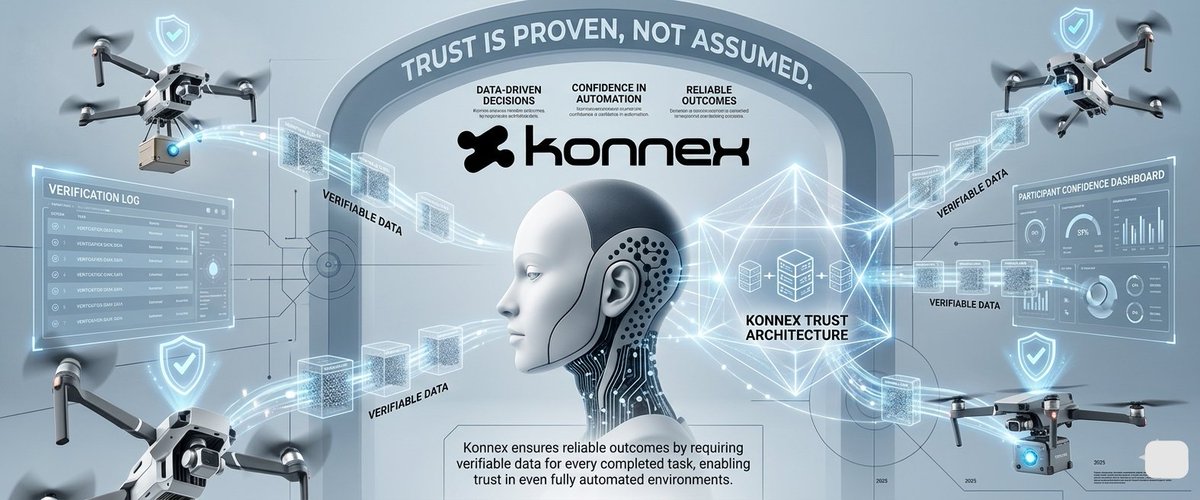 Konnex is built around the idea that trust should not be assumed but proven. <a href="/konnex_world/">Konnex</a> By requiring verifiable data for every completed task, the network ensures that outcomes are reliable and that participants can engage with confidence, even in fully automated environments.