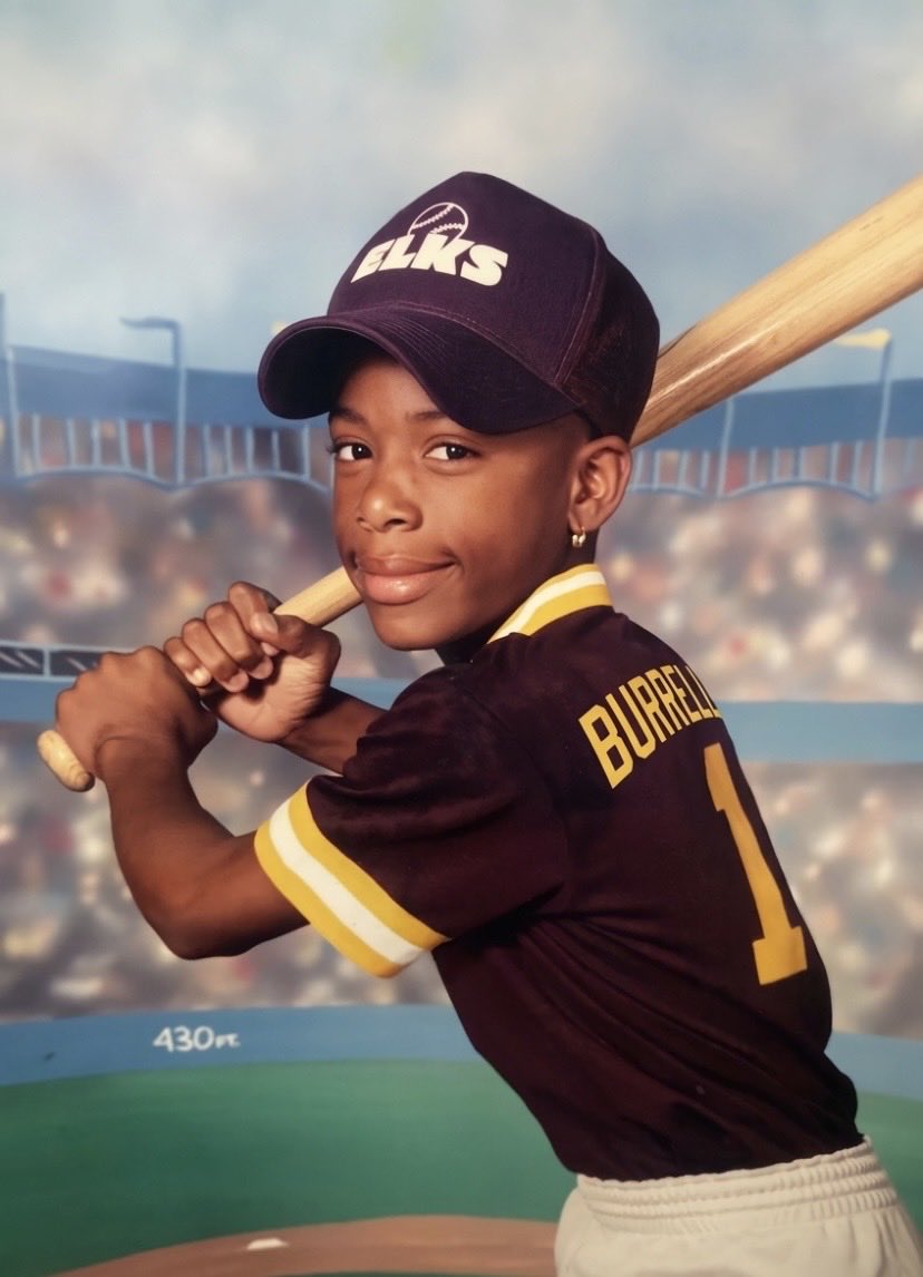 LLBurrell's tweet image. Young Bul time flies but somehow I can still see them Dreams in your eyes…Aye, I’ll be the first the tell ya… “U Da 1”  keep hopping timelines… you’ll 👀 it…and oh yeah, knock it outta the stratosphere 💯💫 #1996  #flashback #friday #courtneyburrell #llburrell