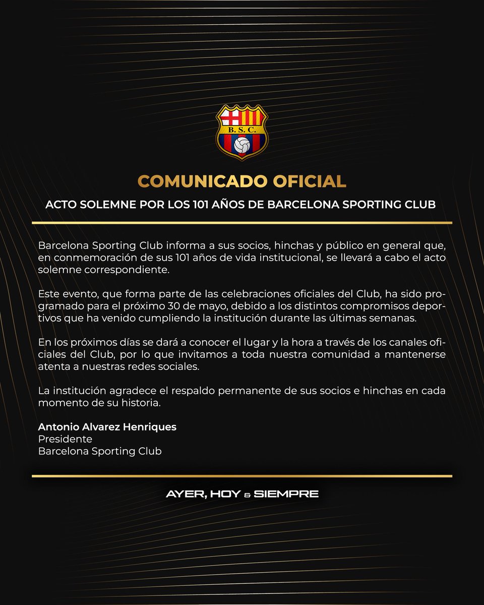 BARCELONA S.C. tweet media